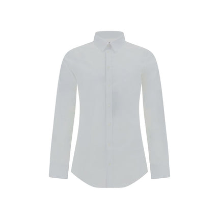 Dolce & Gabbana White Elastane Dress Shirt