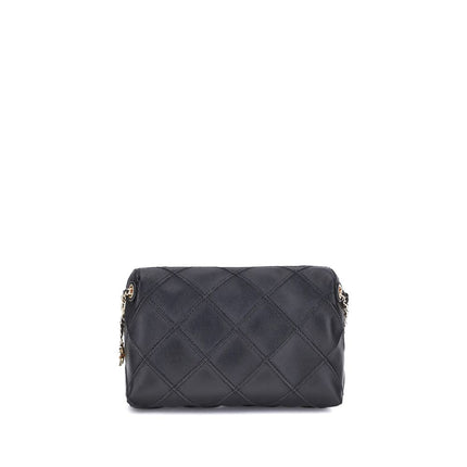 Tory Burch Black Calf Leather Bos Taurus Shoulder Bag