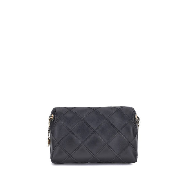 Tory Burch Black Calf Leather Bos Taurus Shoulder Bag
