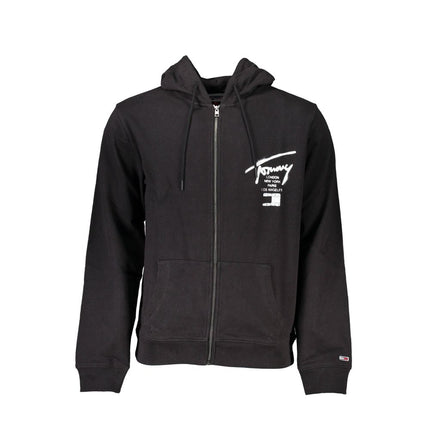 Tommy Hilfiger Black Cotton Mens Sweatshirt