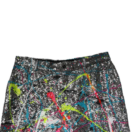 Dolce & Gabbana Multicolor Sequined Embellished Pants