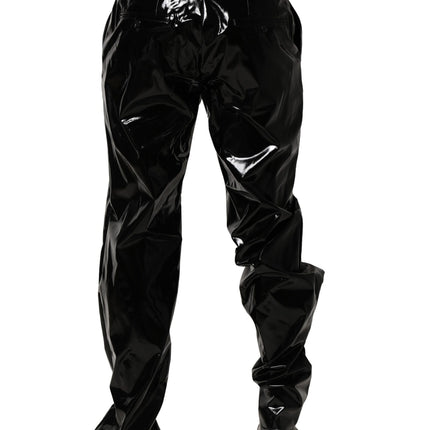 Dolce & Gabbana Black Nylon Straight Men Pants