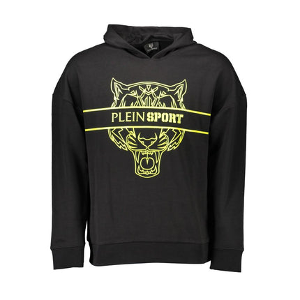 Plein Sport Black Cotton Men Sweatshirt