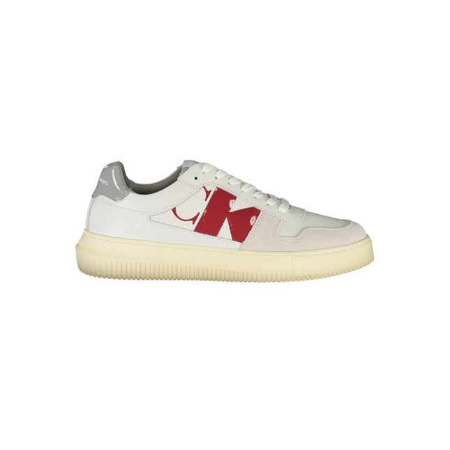 Calvin Klein Bianco Leather Men Sneaker
