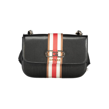 Guess Jeans Nero Poliuretano Women Handbag