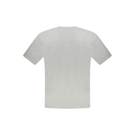 North Sails Grigio Cotton Men T-Shirt