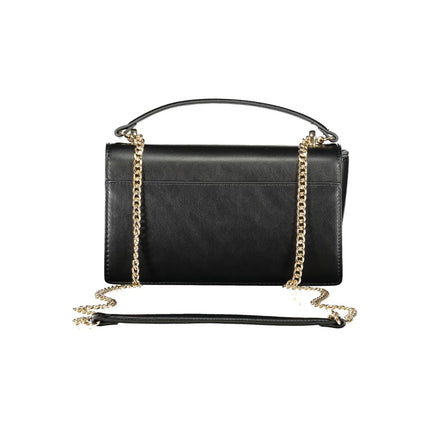 Mario Valentino Black Polyurethane Women's Bag