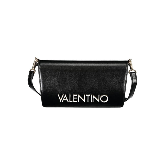 Mario Valentino Black Polyurethane Women's Bag