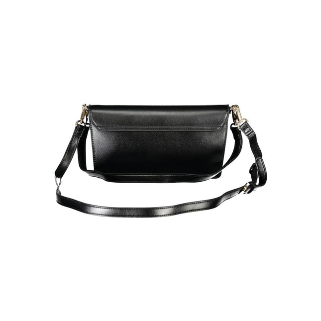 Mario Valentino Black Polyurethane Women's Bag