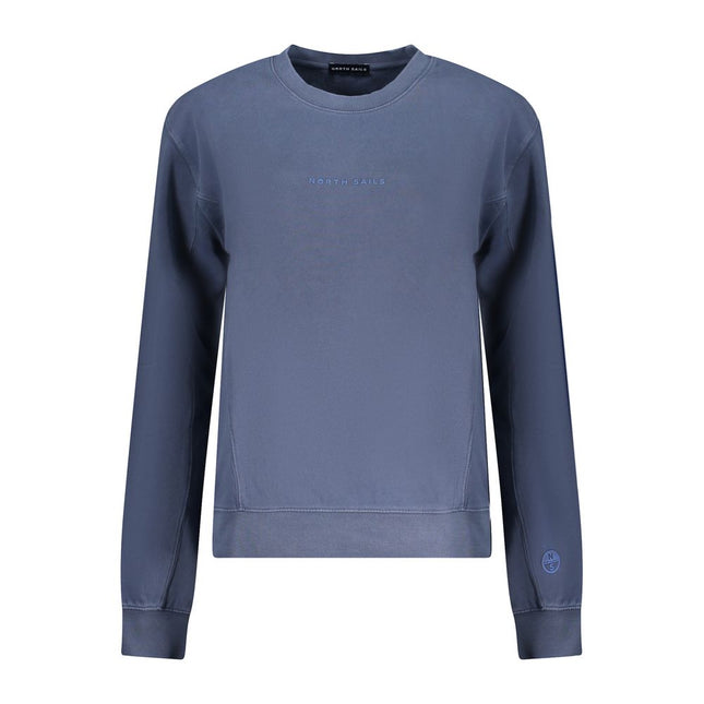 North Sails Blue Cotton Women Sweater