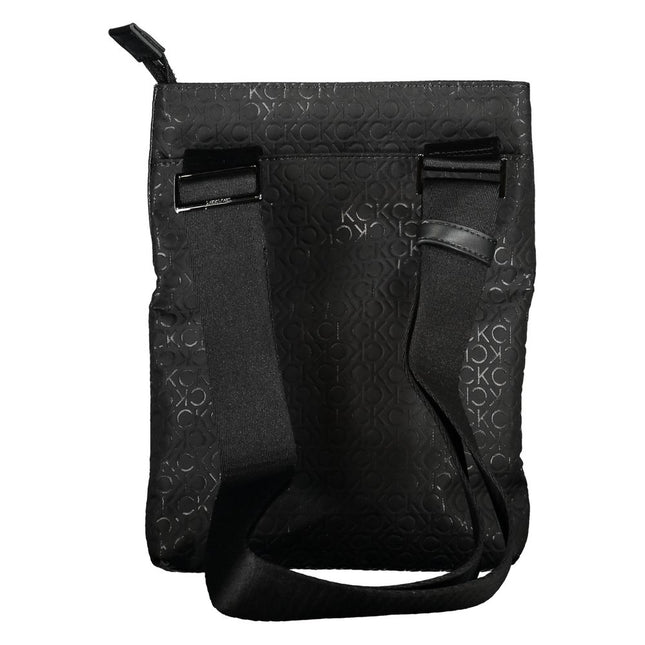 Calvin Klein Black Polyester Men's Shoulder Bag