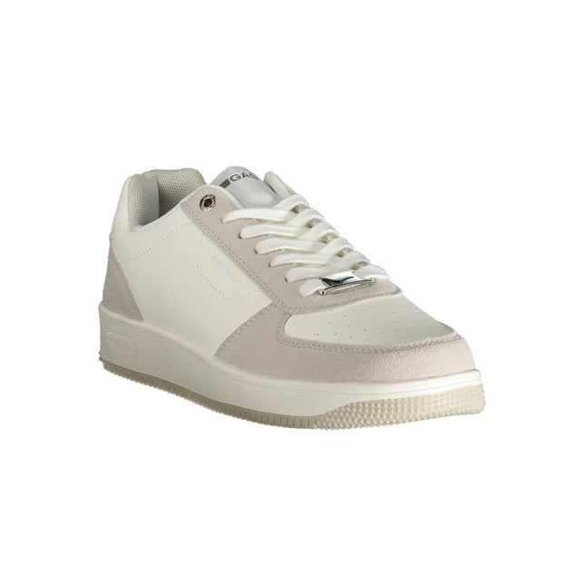 Gas White Polyester Men Sneaker Gas