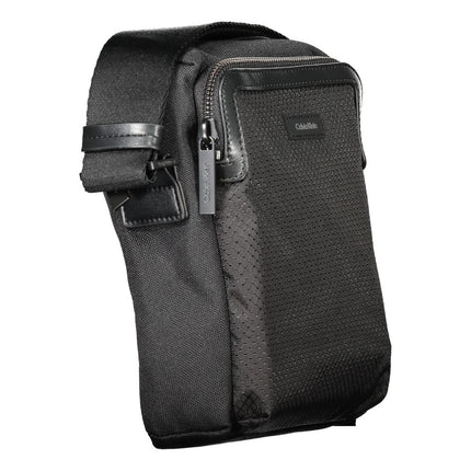 Calvin Klein Black Polyester Men's Shoulder Bag