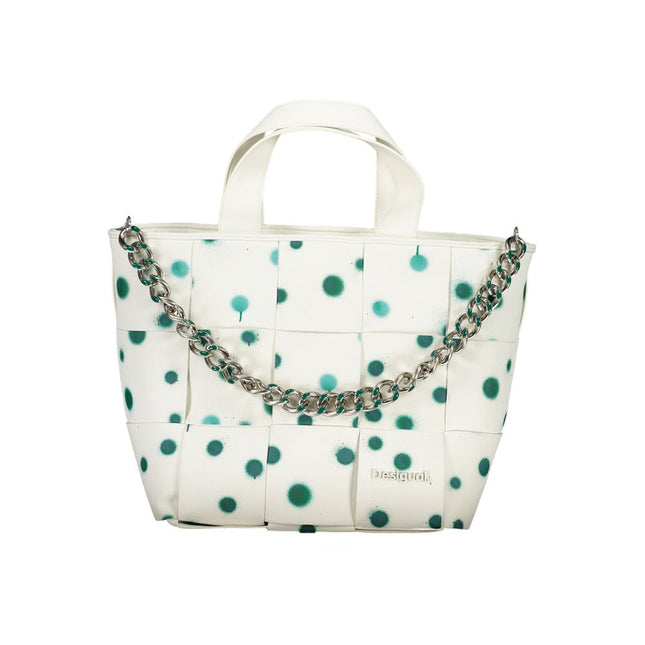Desigual Bianco Poliuretano Women Handbag