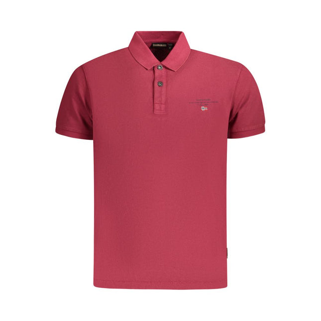 Napapijri Rosso Cotton Mens Polo