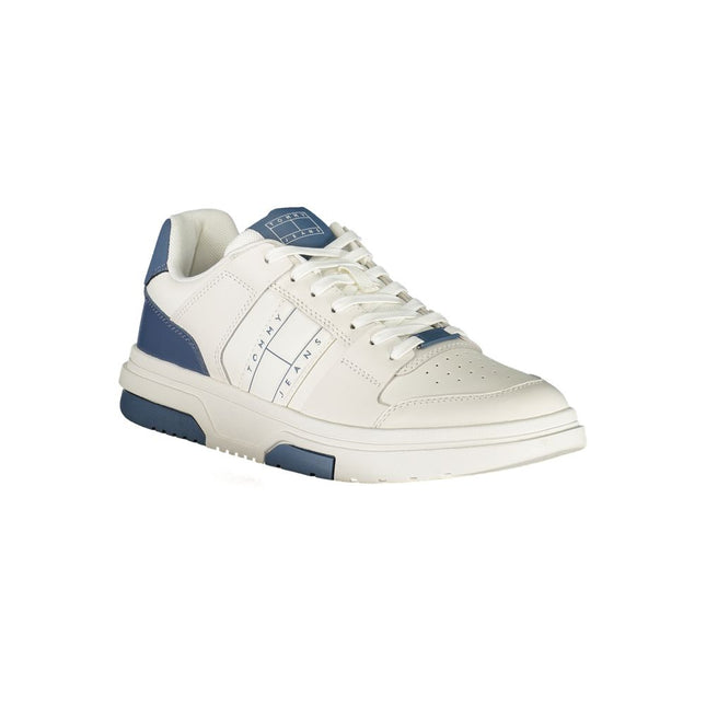 Tommy Hilfiger Bianco Polyurethane Men's Sneaker Tommy Hilfiger