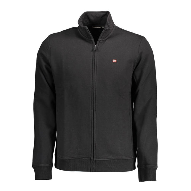 Napapijri Blue Cotton Men Sweatshirt