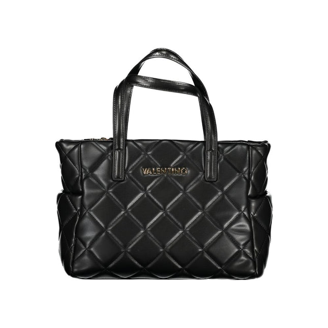Mario Valentino Black Polyurethane Women's Bag