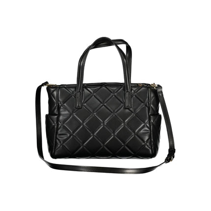 Mario Valentino Black Polyurethane Women's Bag