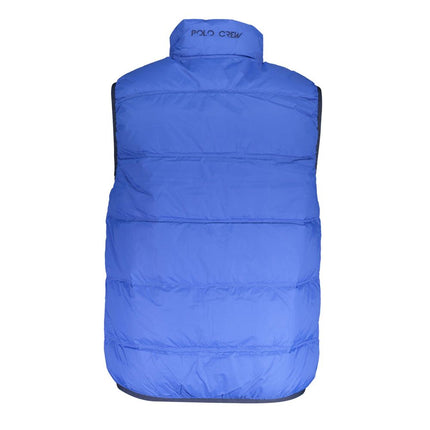 La Martina Blue Polyamide Men's Vest