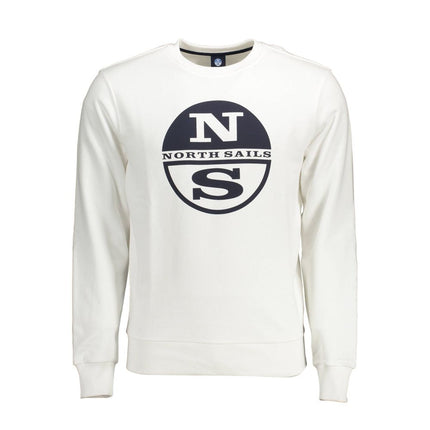 North Sails Bianco Cotton Men's Sweatshirt