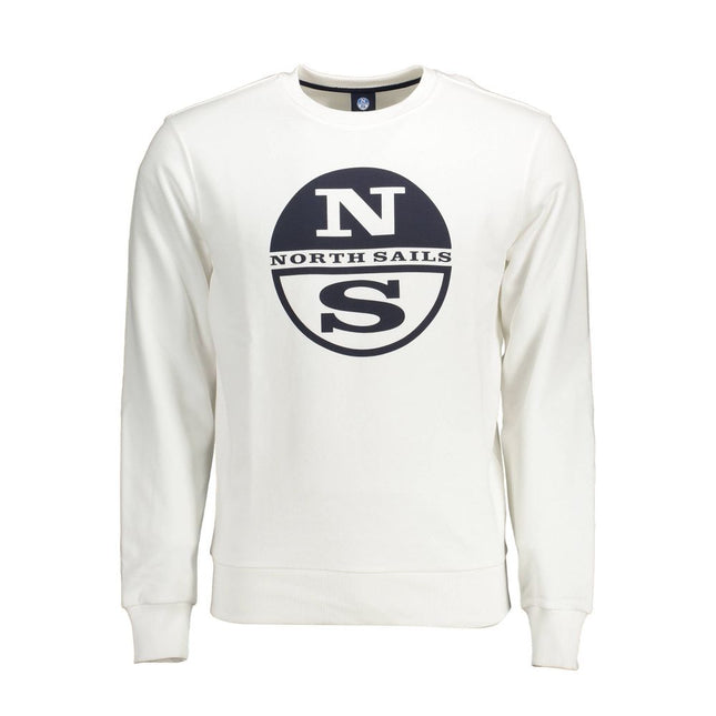 North Sails Bianco Cotton Men's Sweatshirt