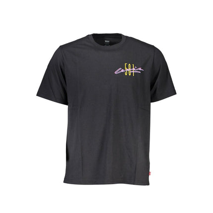 Levi's Black Cotton Mens T-Shirt