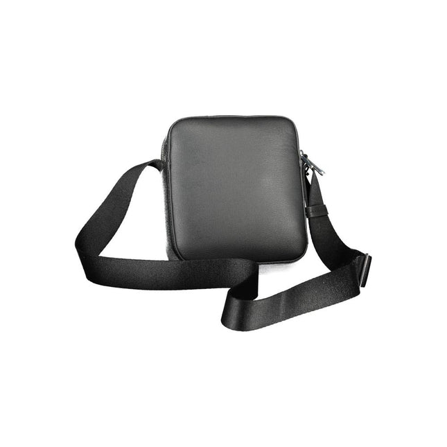 Calvin Klein Black Polyester Men's Shoulder Bag