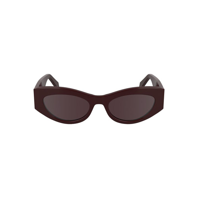 Calvin Klein Rosso Acetate Women Sunglass
