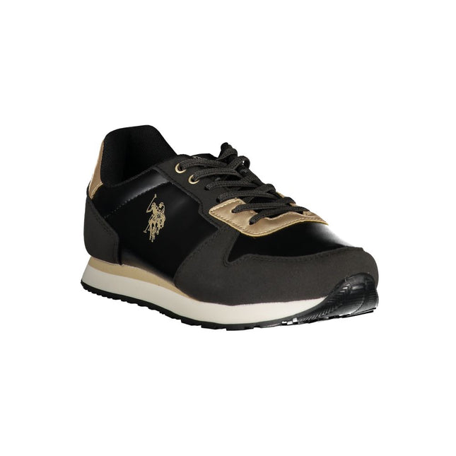 U.S. POLO ASSN. Nero Polyester Women Sneaker U.S. POLO ASSN.