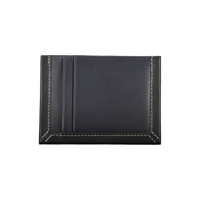 Tommy Hilfiger Blue Leather Men Wallet Tommy Hilfiger