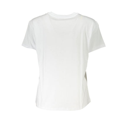 Patrizia Pepe Bianco Organic Cotton Women T-Shirt