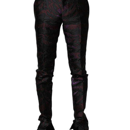Dolce & Gabbana Multicolor Polyester Patterned Pants