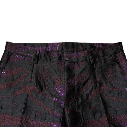 Dolce & Gabbana Multicolor Polyester Patterned Pants