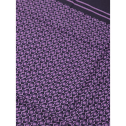 Dolce & Gabbana Purple Silk Pocket Square