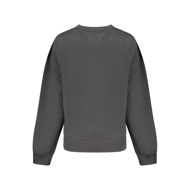 Tommy Hilfiger Black Cotton Women Sweatshirt