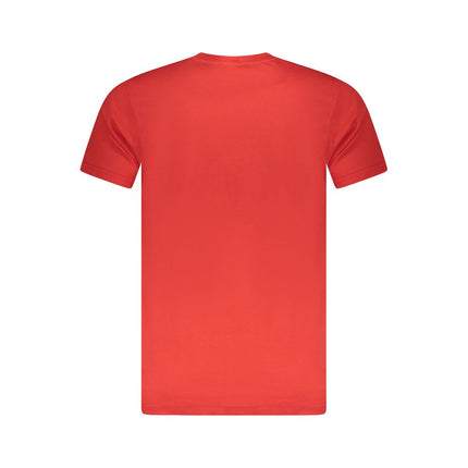 Cavalli Class Red Cotton Men T-Shirt
