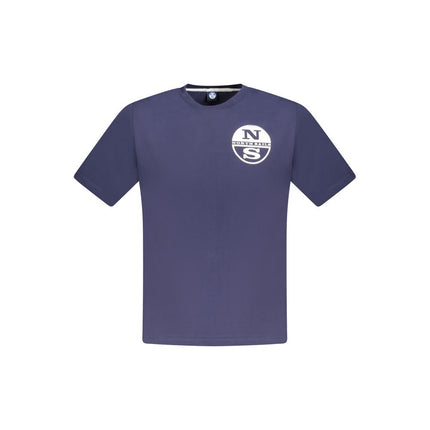 North Sails Blue Cotton Men's T-Shirt