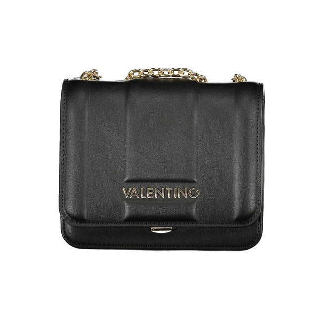 Mario Valentino Black Polyurethane Women's Bag