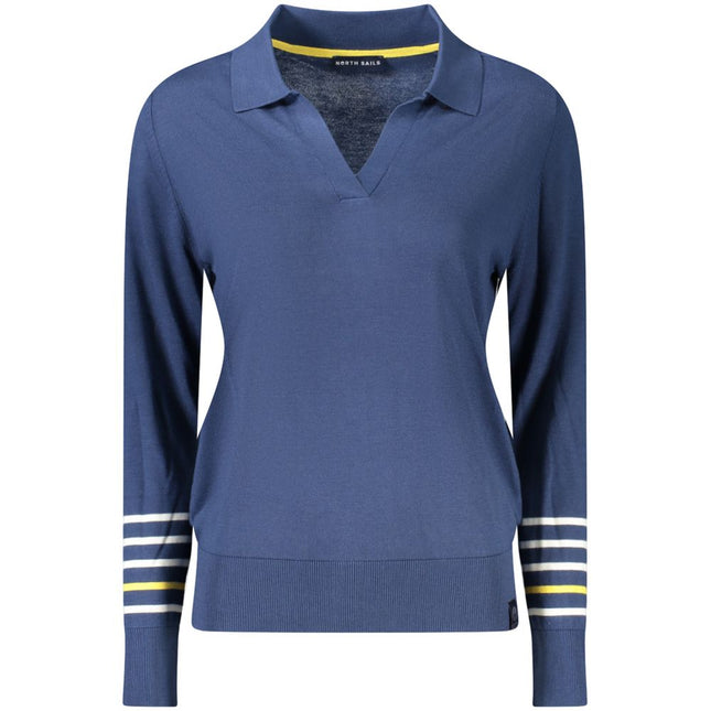 North Sails Blue Viscose Women Sweater