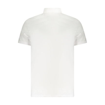 Calvin Klein White Cotton Men Polo