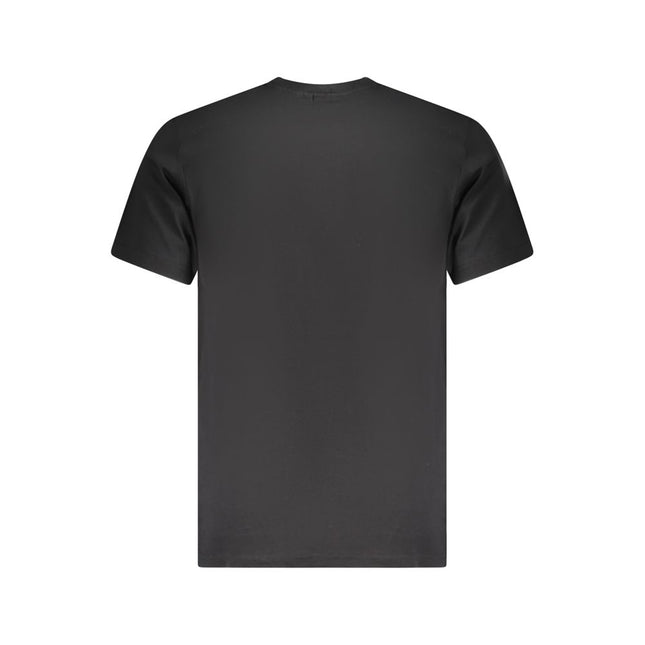 Fila Black Organic Cotton Men T-Shirt