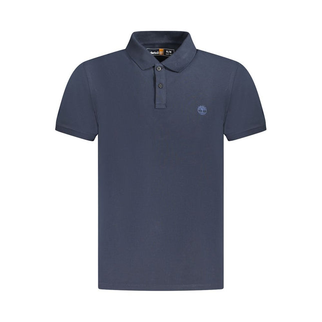 Timberland Blue Cotton Men Polo Timberland