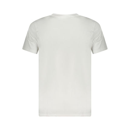 Cavalli Class Bianco Cotton Men T-Shirt