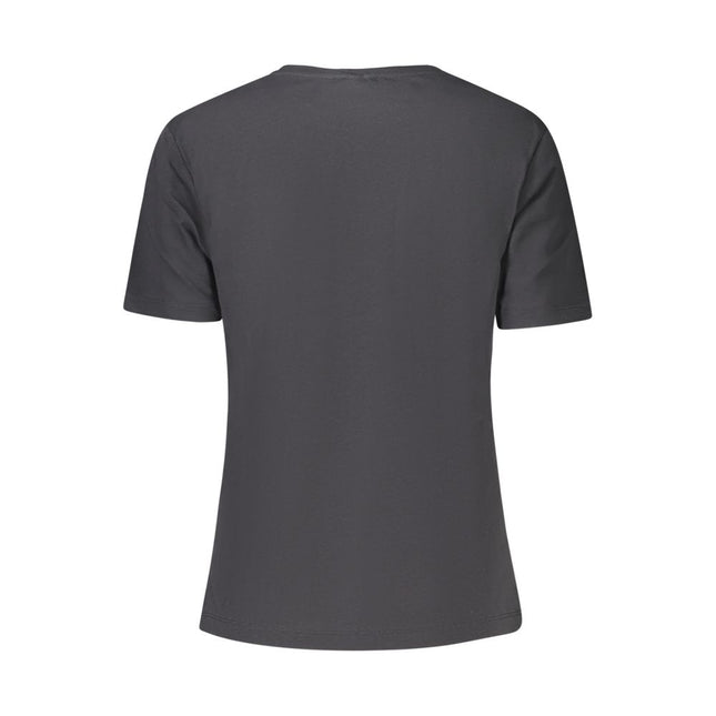 North Sails Black Cotton Women T-Shirt