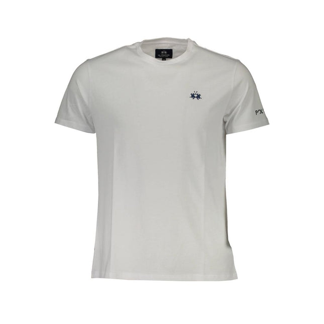 La Martina White Cotton Men's T-Shirt
