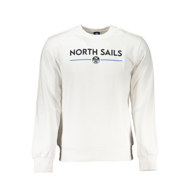 North Sails White Cotton Mens Sweatshirt