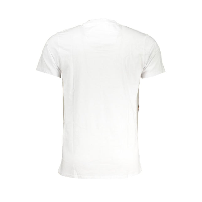 Cavalli Class Bianco Cotton Men T-Shirt
