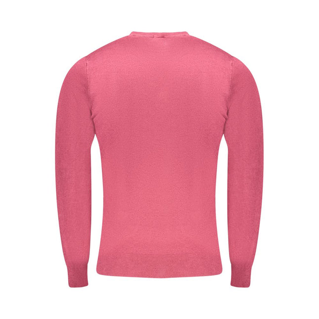 Cavalli Class Rosso Viscose Men Sweater