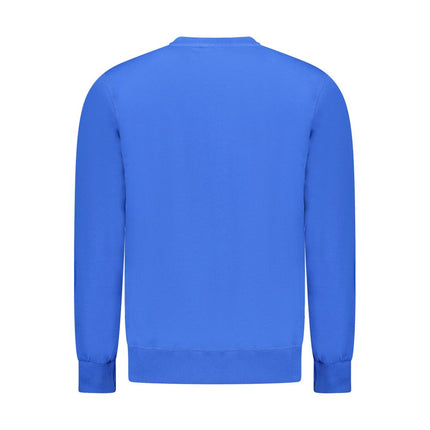 North Sails Blue Cotton Men Sweatshirt